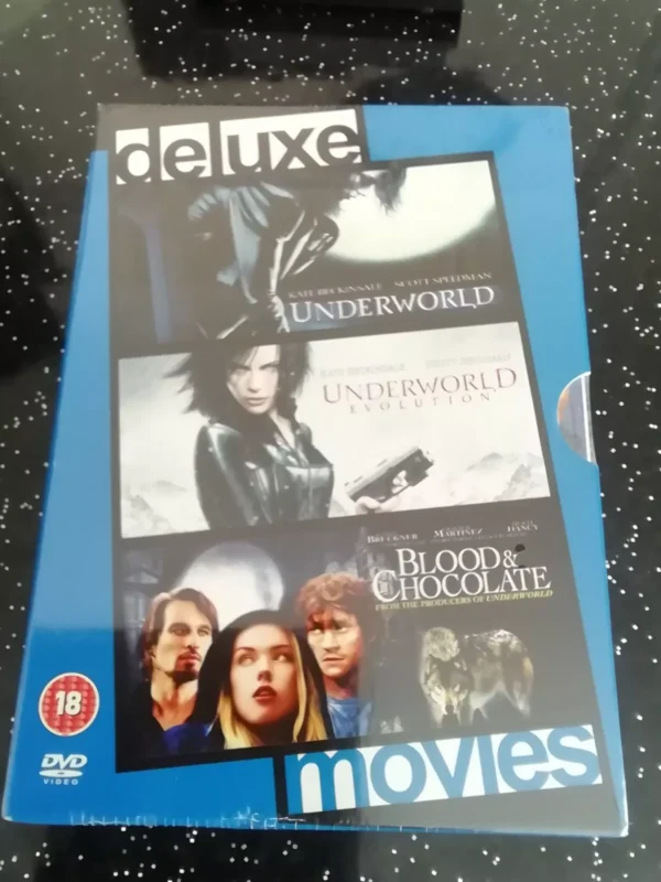 Underworld/Underworld Evolution/Blood And Chocolate (DVD, 2007, 3-Disc Set) Brand New, Cert 18.