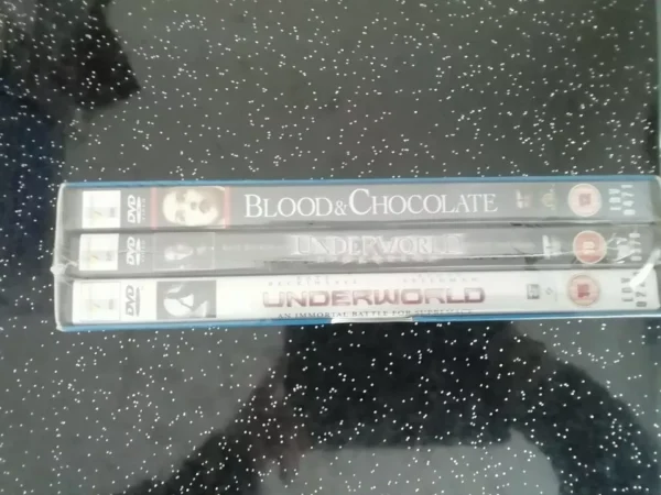 Underworld/Underworld Evolution/Blood And Chocolate (DVD, 2007, 3-Disc Set) Brand New, Cert 18. - Image 2