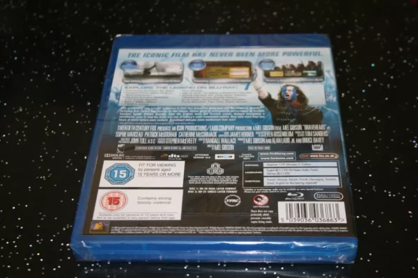 Braveheart Anniversary Edition (Blu-ray, 2009) Brand New. Cert 15. - Image 2
