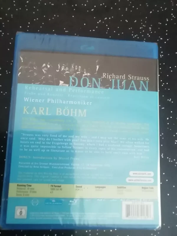 Karl Bohm in Rehearsal and Performance (Blu-ray, 1970) Brand New. Cert E. - Image 2