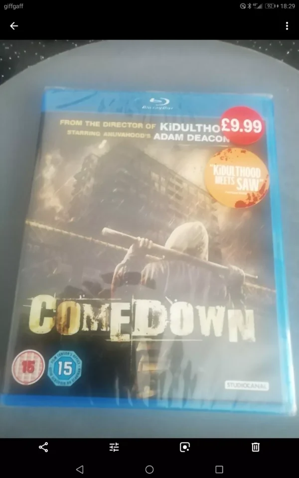 Come Down (Blu-ray, 2011) Brand New. Cert 15.