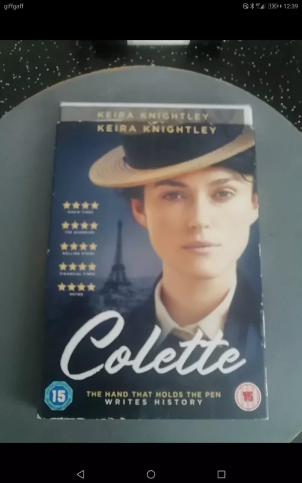 Colette (DVD, 2019) Brand New. Cert 15. Includes Slip Cover.