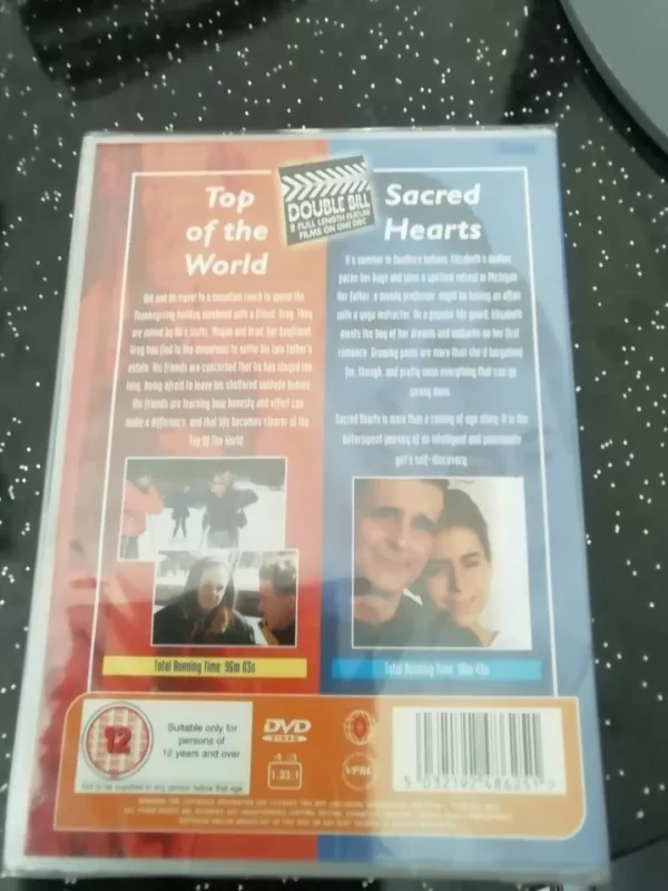Top of the World/Sacred Hearts Double Bill Dvd. Brand New. Cert 12. - Image 2