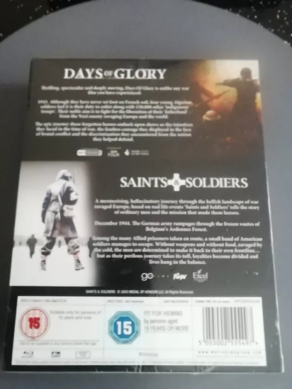 Days of Glory/ Saints and Soldiers. Blu-ray Boxset Brand New. Cert 15. - Image 3