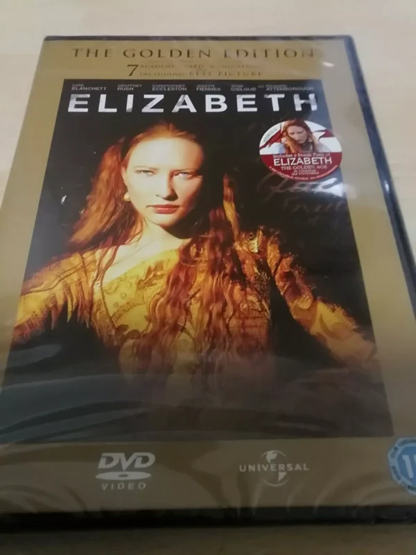Elizabeth (DVD, 2007) The Golden Edition. Brand New. Cert 15.