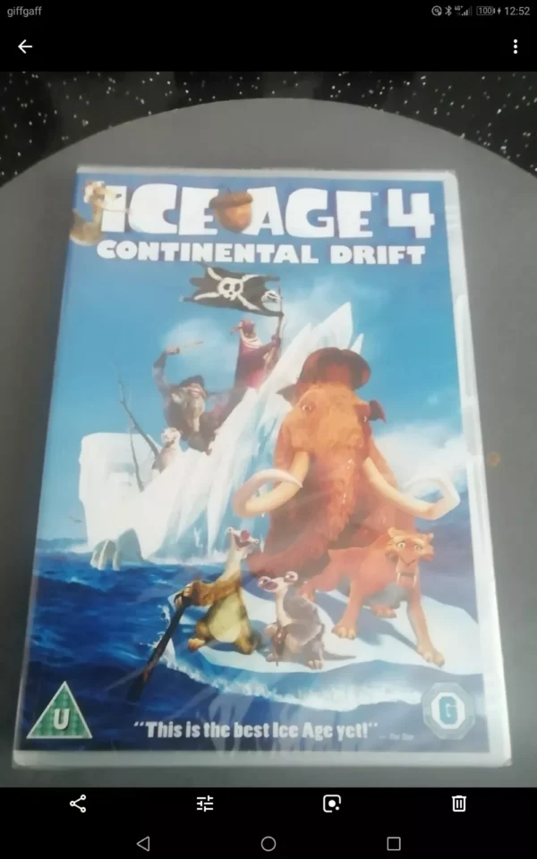 Ice Age 4 - Continental Drift (DVD, 2012) Brand New. Cert U.
