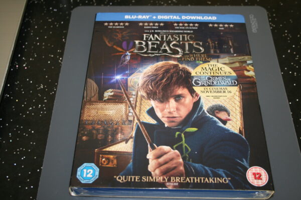 Fantastic Beasts And Where To Find Them (Blu-ray, 2017) New. Cert 12. + Slip Cover.