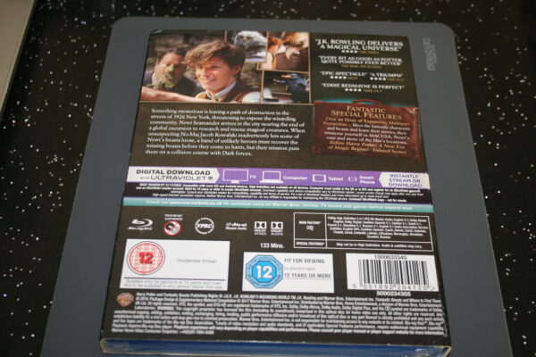 Fantastic Beasts And Where To Find Them (Blu-ray, 2017) New. Cert 12. + Slip Cover. - Image 2