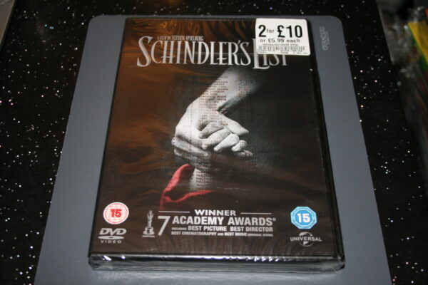 Schindler's List (DVD, 2013) Brand New. Cert 15.
