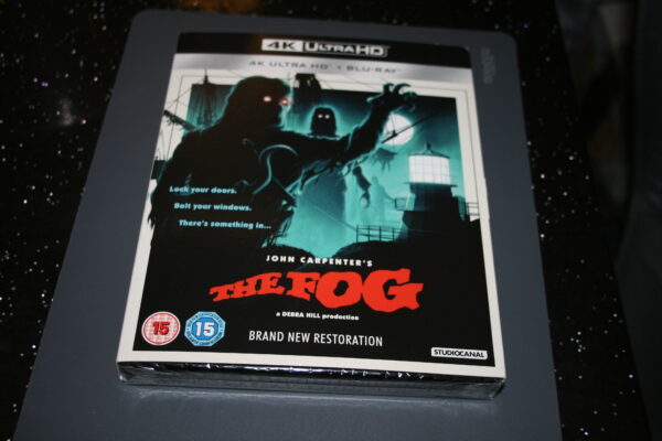 THE FOG (4K UHD BLU-RAY + BLU-RAY, 1979 RENEWED 2019) BRAND NEW. CERT 15. + SLIP COVER.