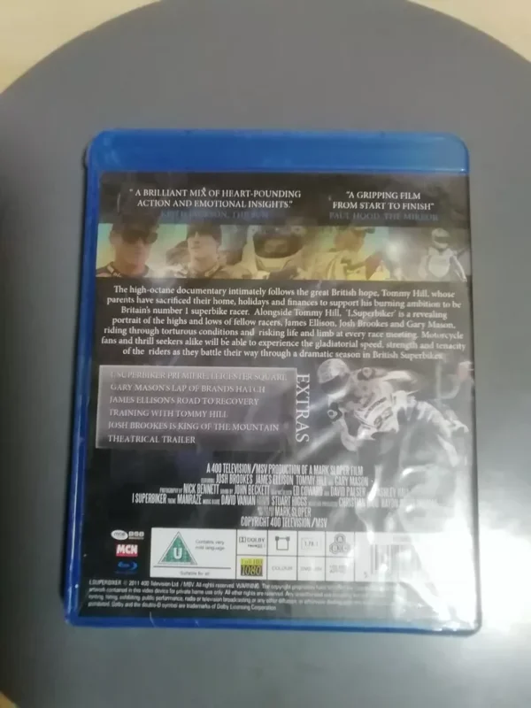 I, Superbiker (Blu-ray, 2011) Brand New. Cert U. - Image 2