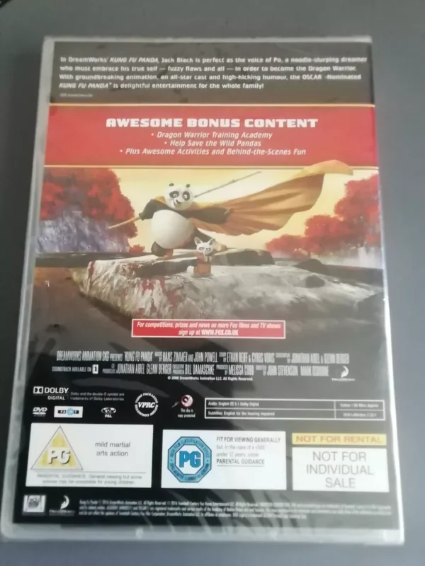 Kung Fu Panda (DVD, 2016) Brand New and still sealed. Cert PG. - Image 2