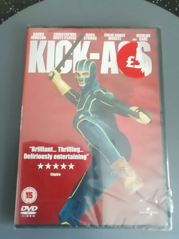 Kick-Ass (DVD, 2010) Brand New. Cert 15.