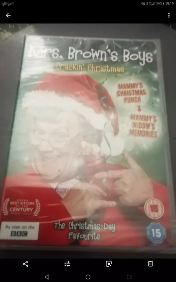 Mrs Brown's Boys - Crackin' Christmas Specials (DVD, 2016) New. Cert 15.