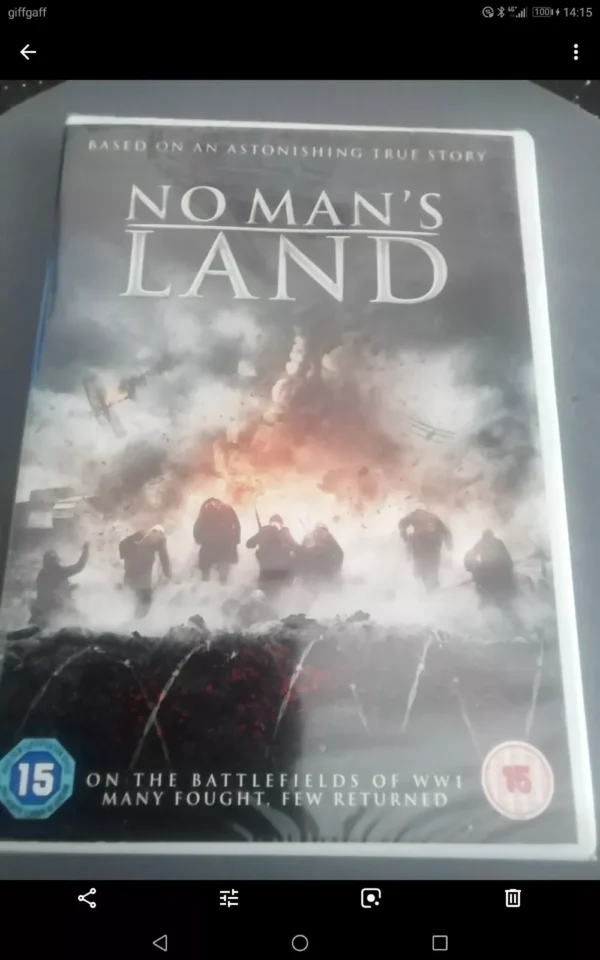 No Man's Land (DVD, 2015) Brand New. Cert 15.