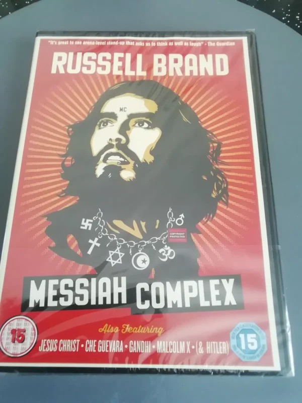 Russell Brand - Messiah Complex (DVD, 2013) Brand New. Cert 15.