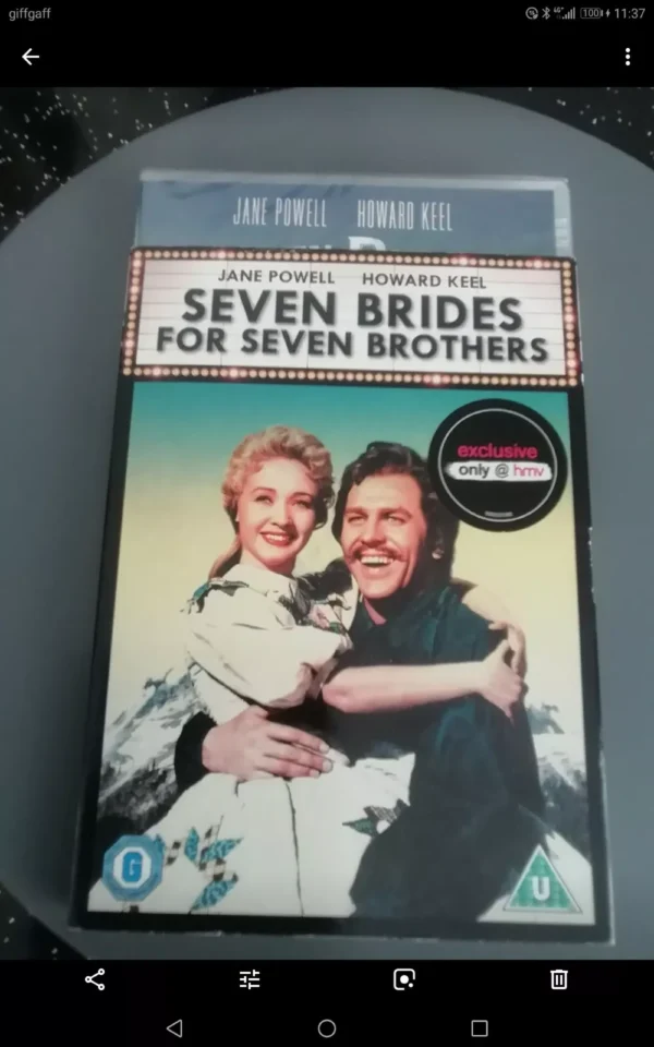 Seven Brides for Seven Brothers (DVD, 1954 Renewed 2017) Brand New. Cert U.