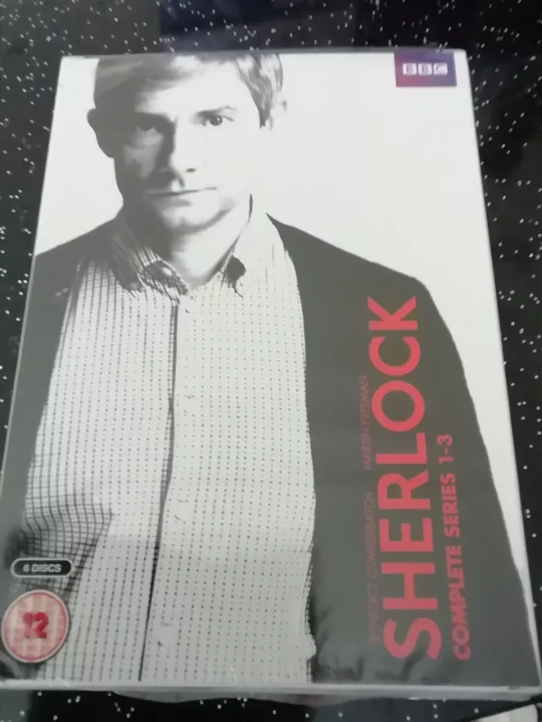 Sherlock - Series 1-3 - Complete (DVD, 2014, 6-Disc Set, Box Set) Brand New. Cert 12. - Image 3