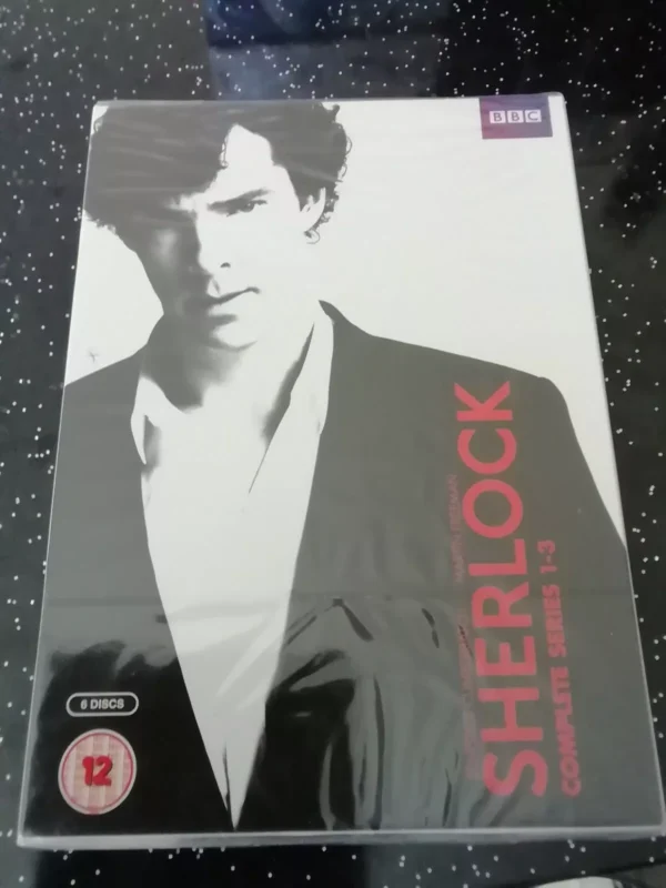 Sherlock - Series 1-3 - Complete (DVD, 2014, 6-Disc Set, Box Set) Brand New. Cert 12.