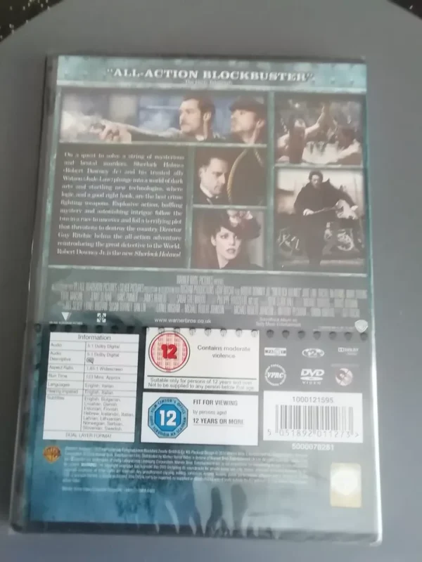 Sherlock Holmes (DVD, 2010) Brand New. Cert 12. - Image 2