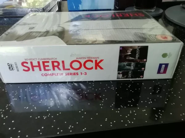 Sherlock - Series 1-3 - Complete (DVD, 2014, 6-Disc Set, Box Set) Brand New. Cert 12. - Image 2