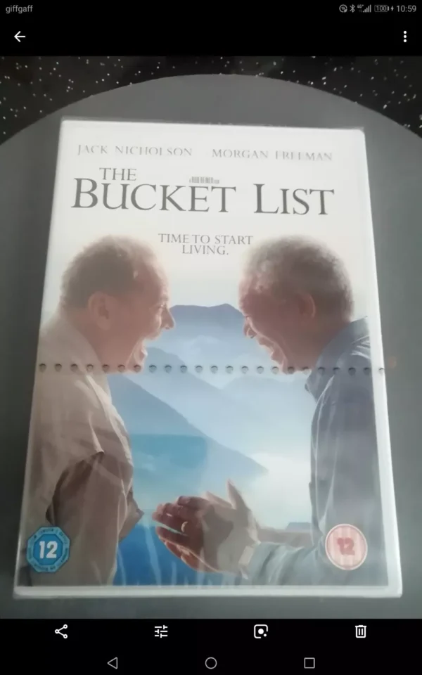The Bucket List (DVD, 2008) Brand New. Cert 12.
