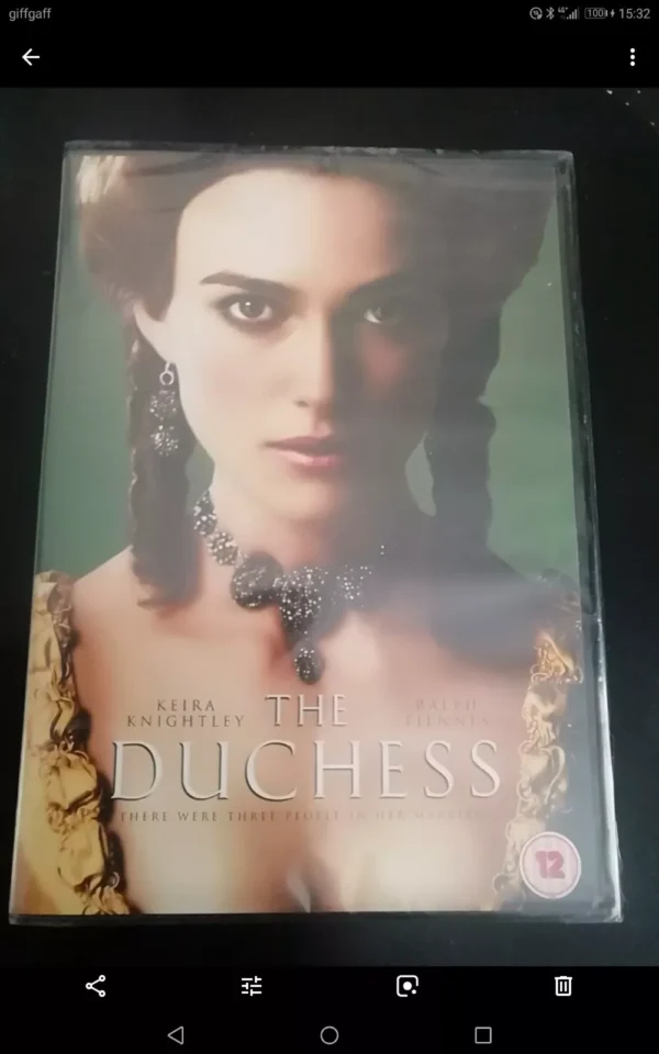The Duchess (DVD, 2008) Brand New. Cert 12.