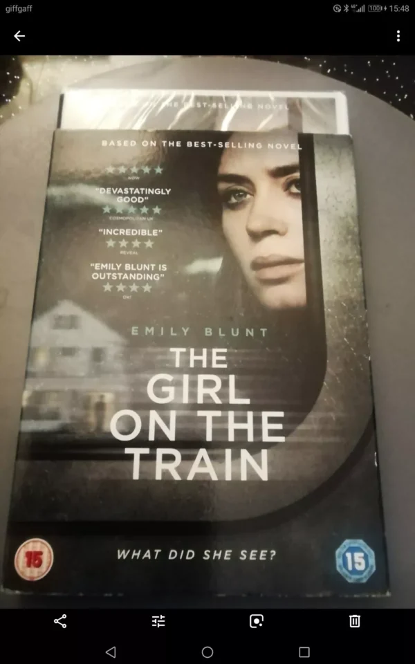 The Girl On The Train (DVD, 2016) Brand New. Cert 15. Includes Slip Cover.