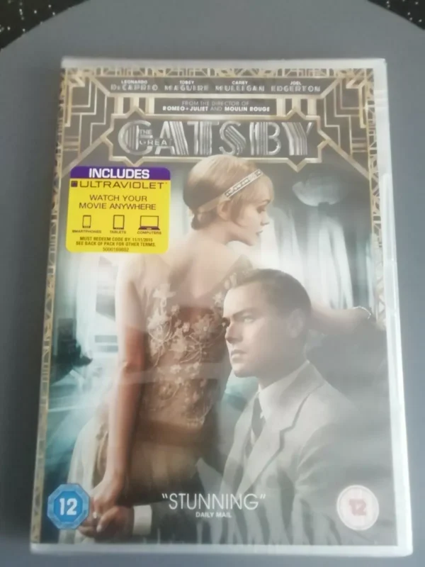 The Great Gatsby (DVD, 2013) Brand New. Cert 12.