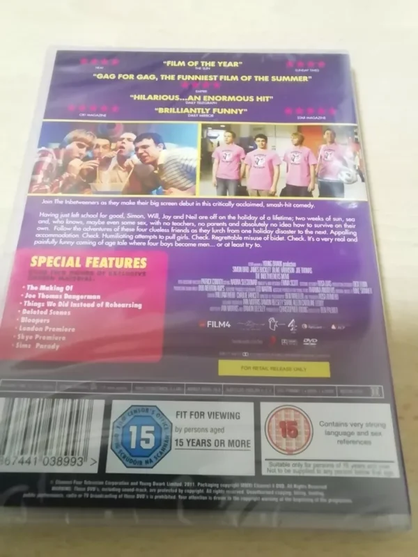 The Inbetweeners Movie (DVD, 2011, 2-Disc Set) Brand New. Cert 15. - Image 2