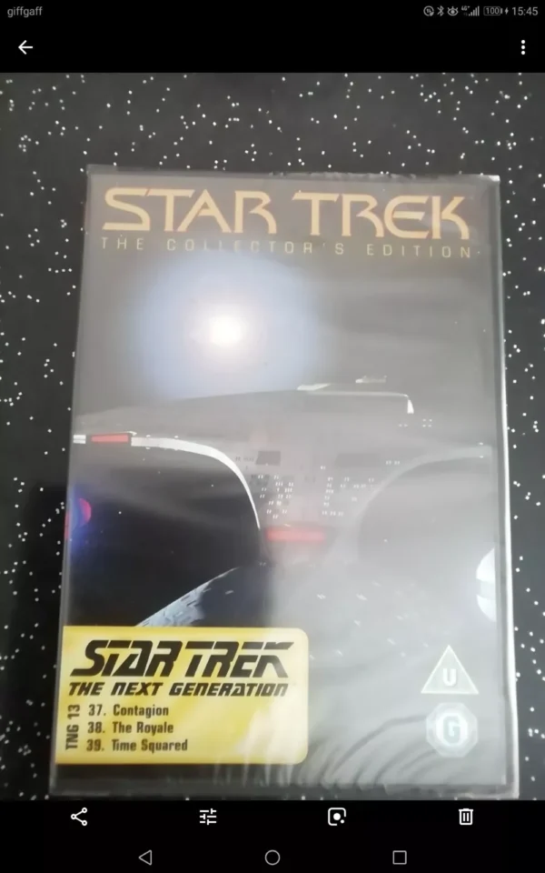 Star Trek The Collector's Edition TNG 13 (Dvd, 1989) Brand New. Cert U.