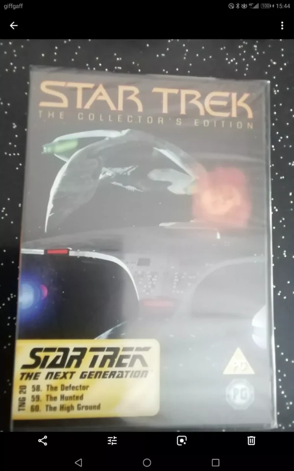 Star Trek The Collector's Edition TNG 20 (Dvd, 1990) Brand New. Cert PG.