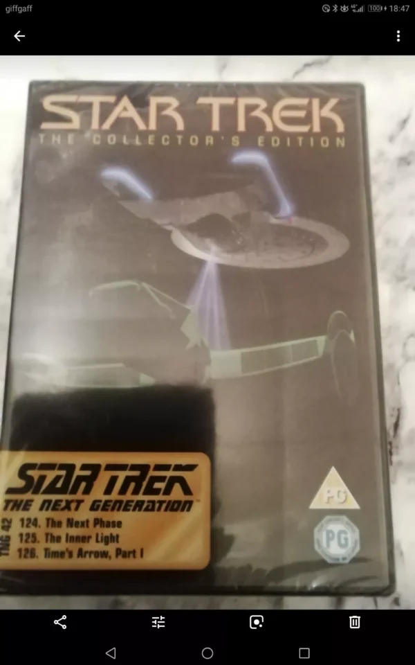 Star Trek - The Collector’s Edition TNG Vol. 42 (DVD, 1992) Brand New. Cert PG.