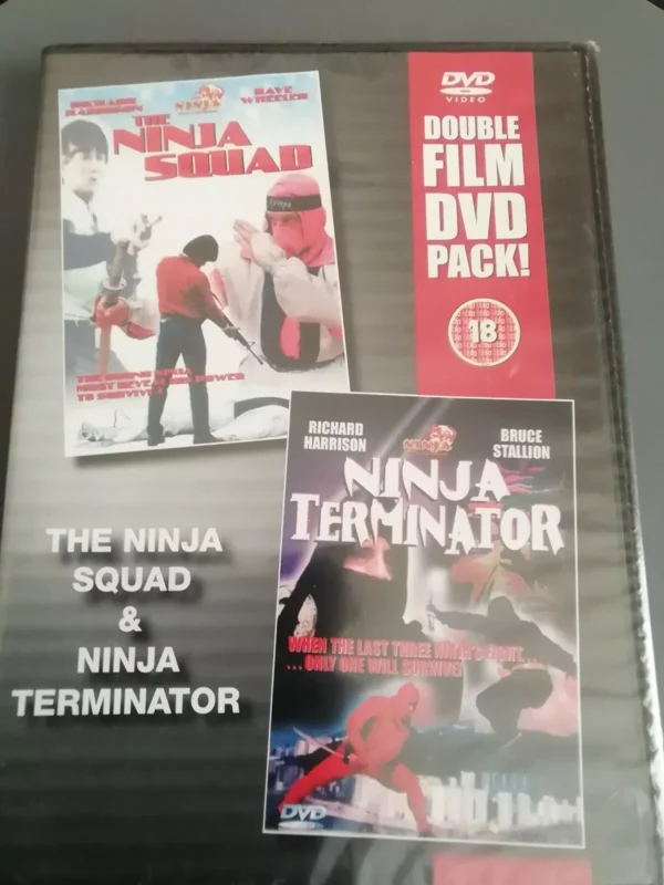 The Ninja Squad & Ninja Terminator Dvd Brand New and still sealed Cert 18.