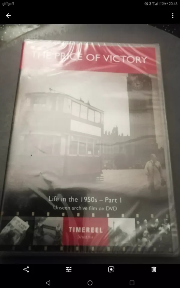 The Price Of Victory - Life In The 1950s - Part 1 (DVD, 2012) Brand New. Cert E.