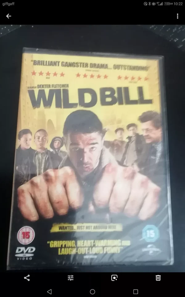 Wild Bill (DVD, 2012) Brand New. Cert 15.