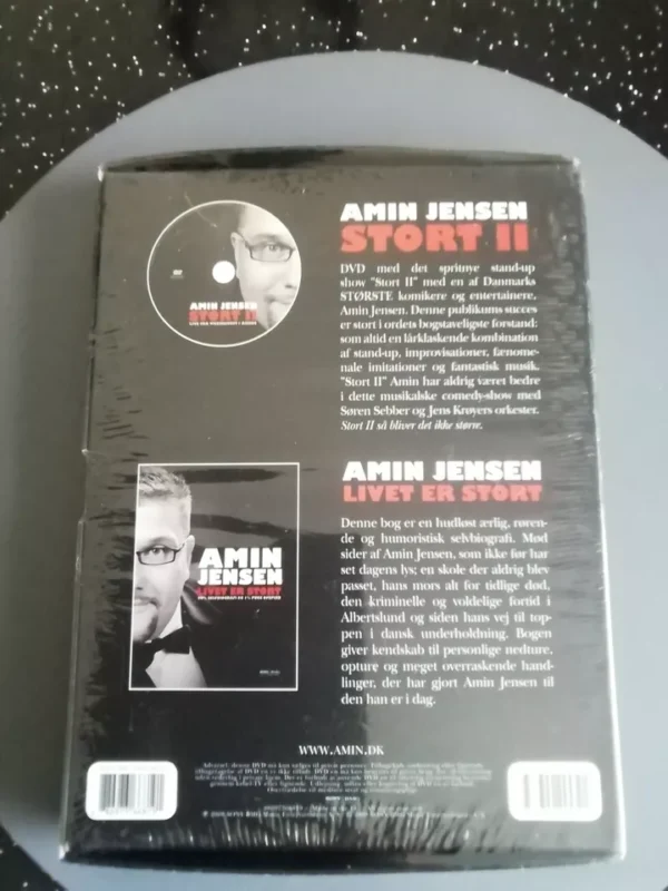 Amin Jensen Stort 2 Dvd +Book Stand up Show Brand New. - Image 2