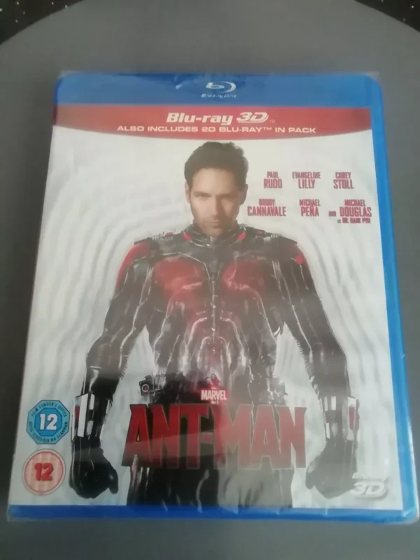 Ant-Man (Blu-ray 3D, + 2D 2015) Brand New. Cert 12.