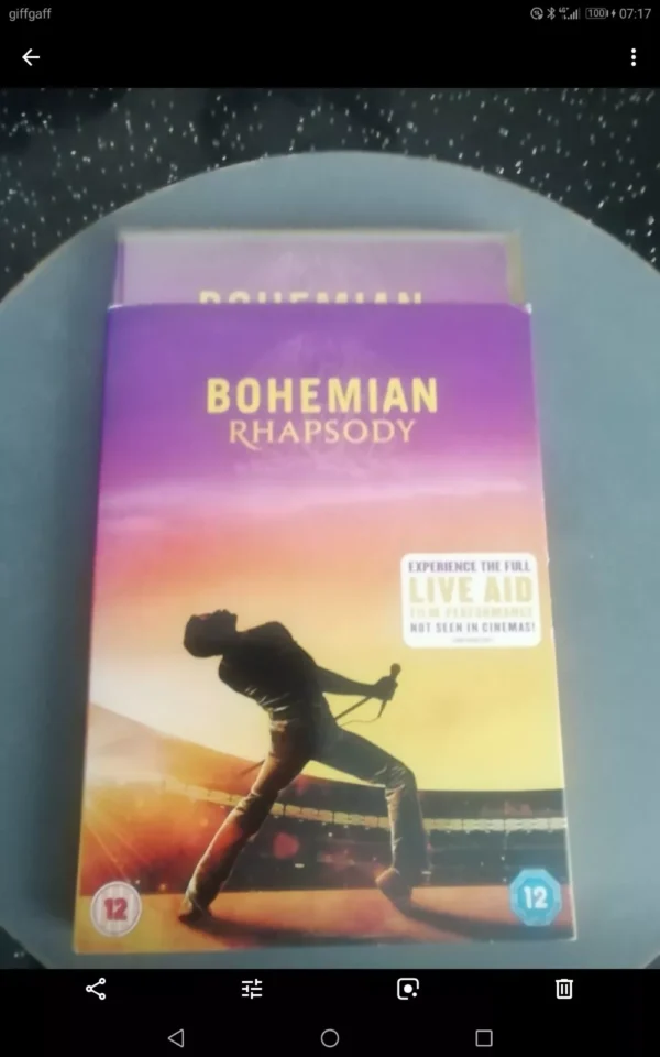 Bohemian Rhapsody (DVD, 2019) Brand New. Cert 12. Includes Slip Cover.