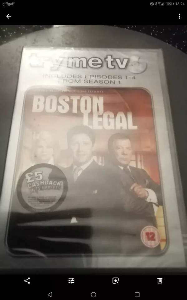 Boston Legal: Season 1 Epsodes 1-4 (DVD, 2006) Brand New. Cert 12.