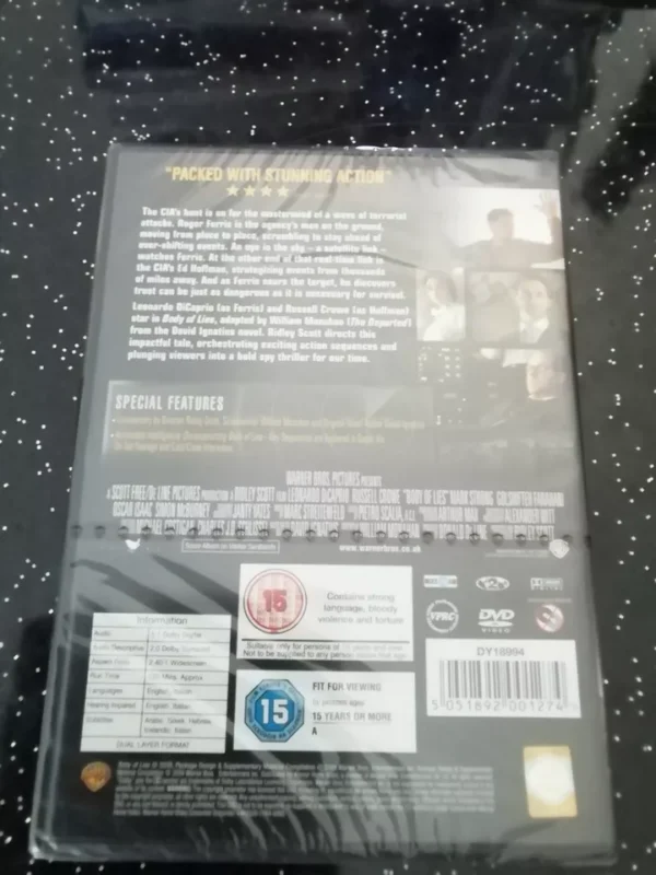 Body Of Lies (DVD, 2009) Brand New. Cert 15. - Image 2