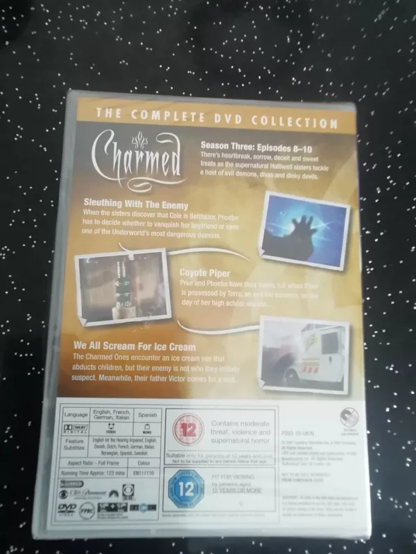 Charmed Season Three Episodes 8,9,10 (Dvd,2007) (18) Brand New. Cert 12. - Image 2