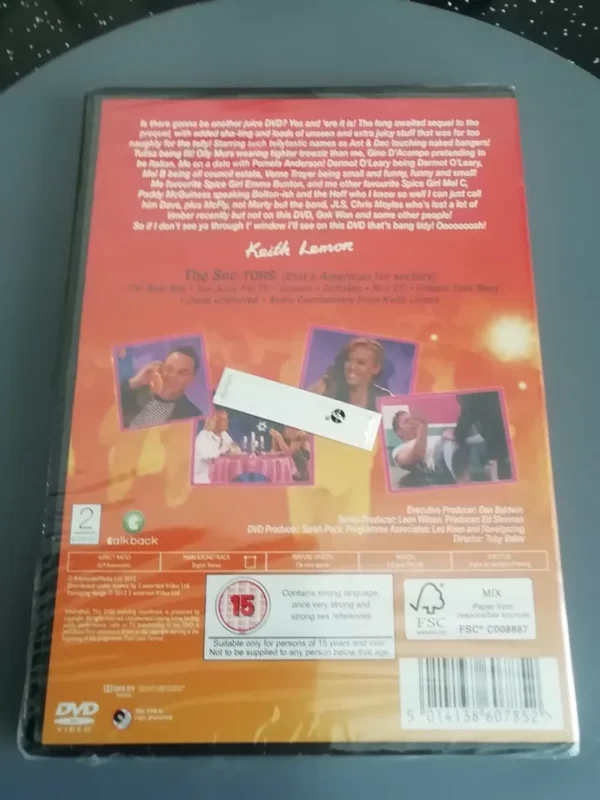 Celebrity Juice - Too Juicy For TV 2 (DVD, 2012) Brand New. Cert 15. - Image 2