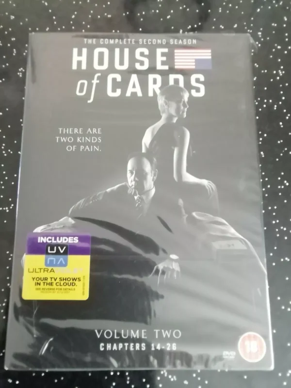 House of Cards - The Complete 2 Season (Dvd, 2014) Brand New. Cert 18.
