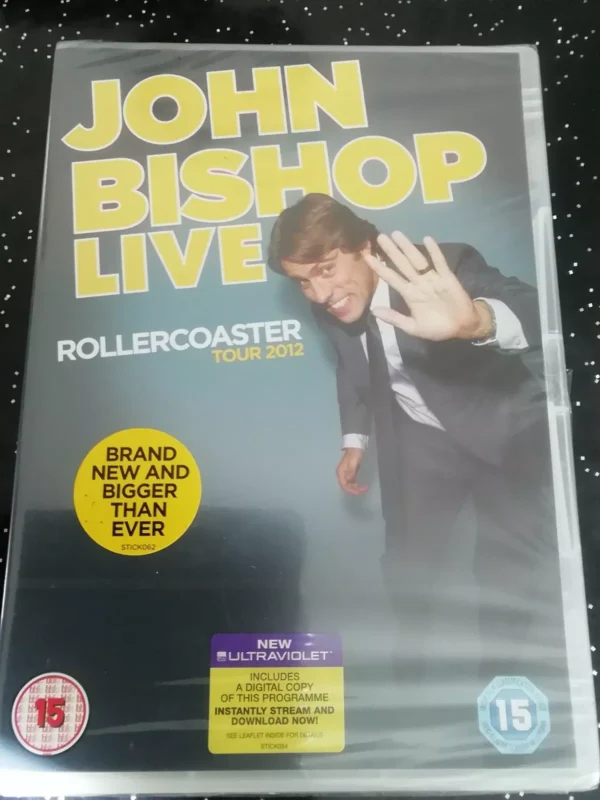 John Bishop Live - Rollercoaster Tour (DVD, 2012)Brand New. Cert 15.