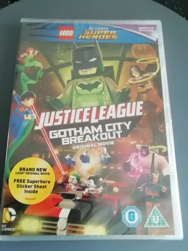 ego Justice League Gotham City Breakout (DVD, 2016) Brand New. Cert U.