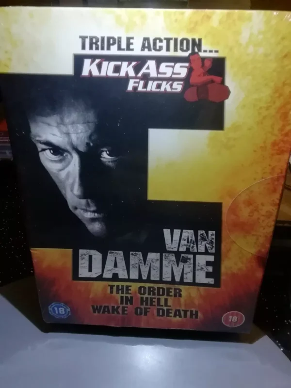 Van Damme -Triple Action (DVD, 2004 3-discs) Brand New. Cert 18.