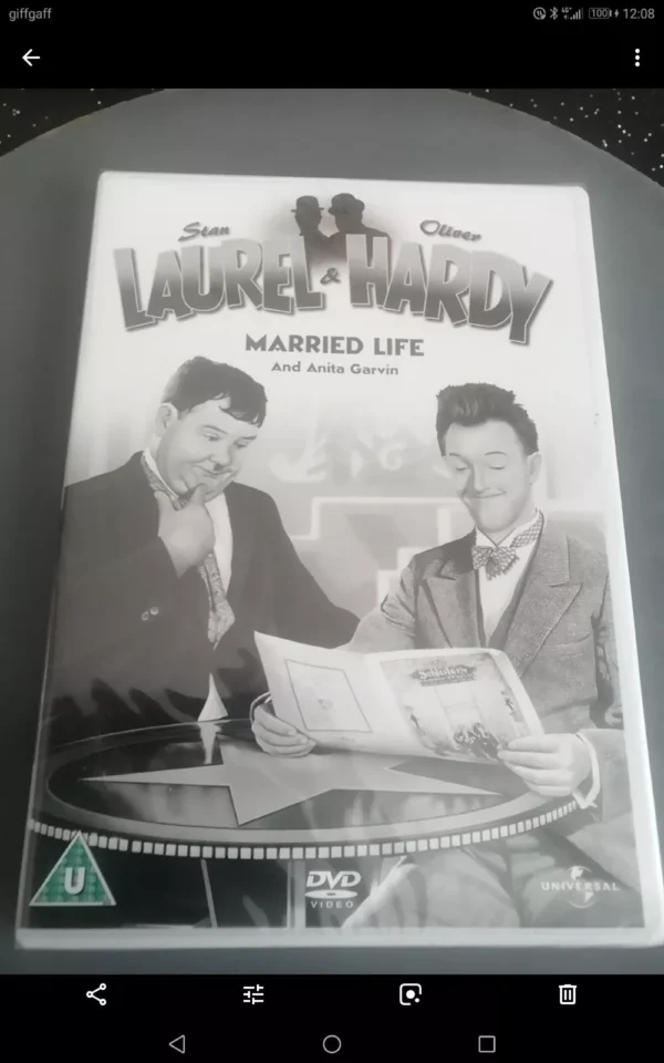 Laurel & Hardy Married Life (Dvd, 1930 Renewed 2004) Brand New. Cert U.
