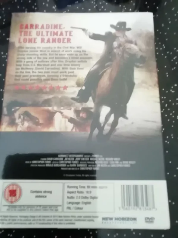 Lone star ranger (DVD, 2013)staring David Carradine. Brand New. Cert 15. _ Slip Cover. - Image 2