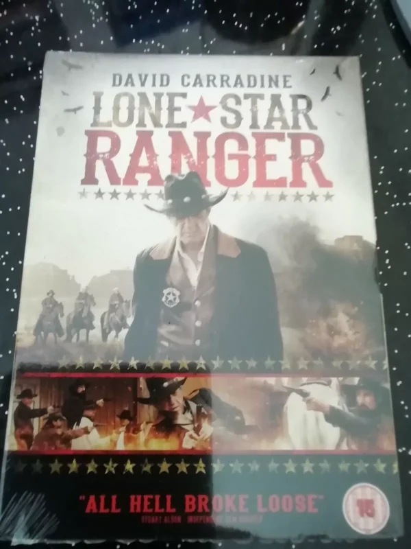 Lone star ranger (DVD, 2013)staring David Carradine. Brand New. Cert 15. _ Slip Cover.
